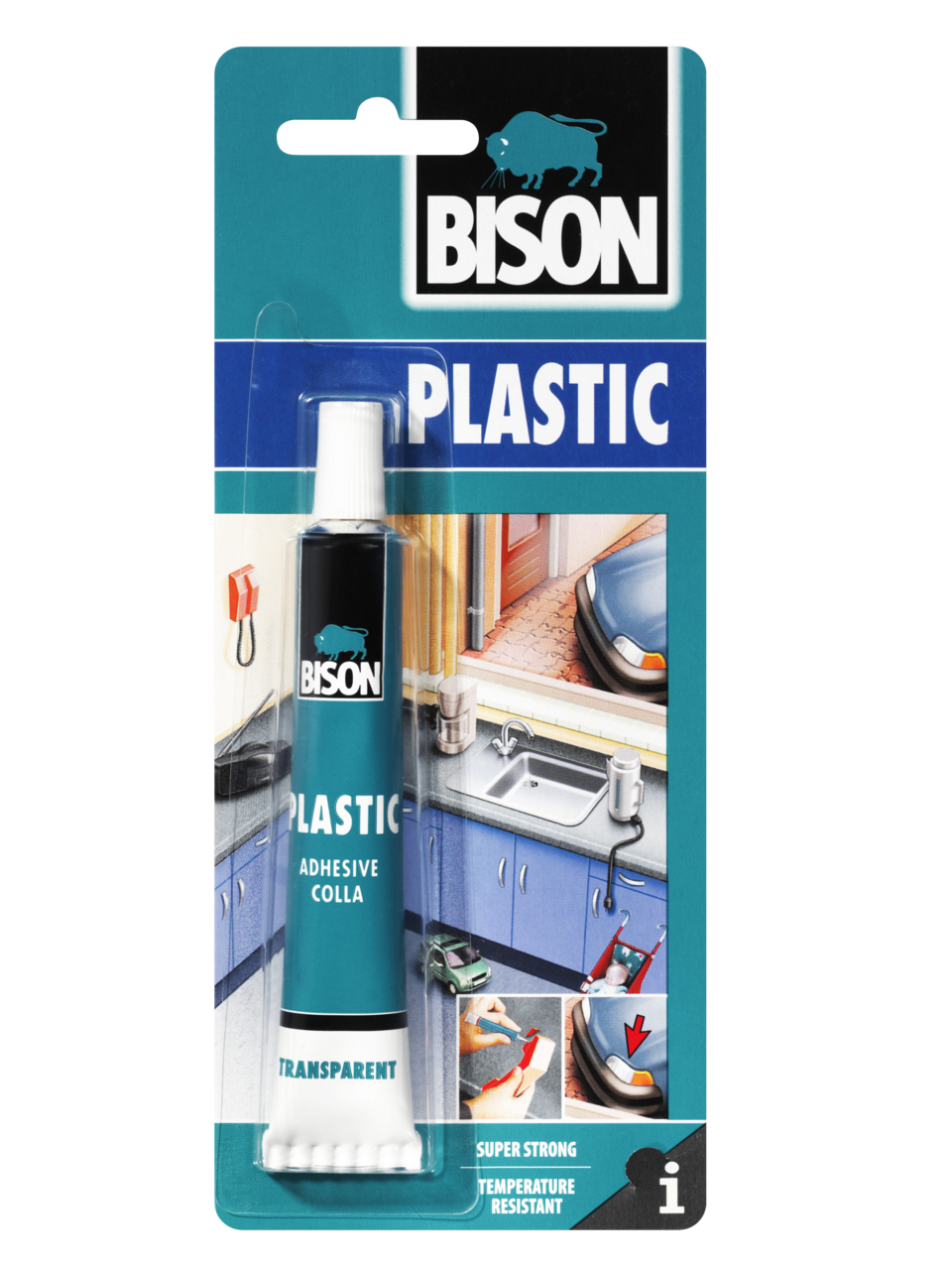BISON PLASTIC ADHESIVE 25ML 038599