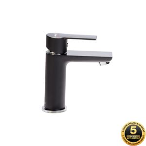 BATERIJA ZA LAVABO STELA CRNA/HROM BEZ 2312