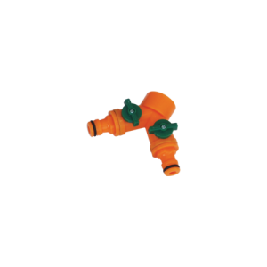 Y KONEKTOR SA 2 VENTILA UN NAVOJ 3/4 PVC F89910
