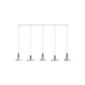 8033 HERMANOS V WHITE/SOLID BRASS 11588