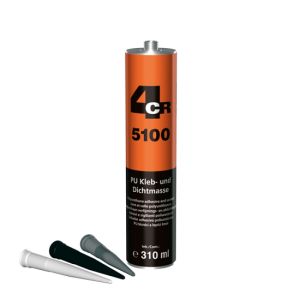 4CR 5100 1K PU LEPAK I ZAPTIVNA MASA 310ML CRNA