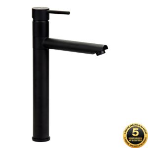 BATERIJA ZA LAVABO MINOTTI TUBO DARK ELEGANCE VISOKA 6119B